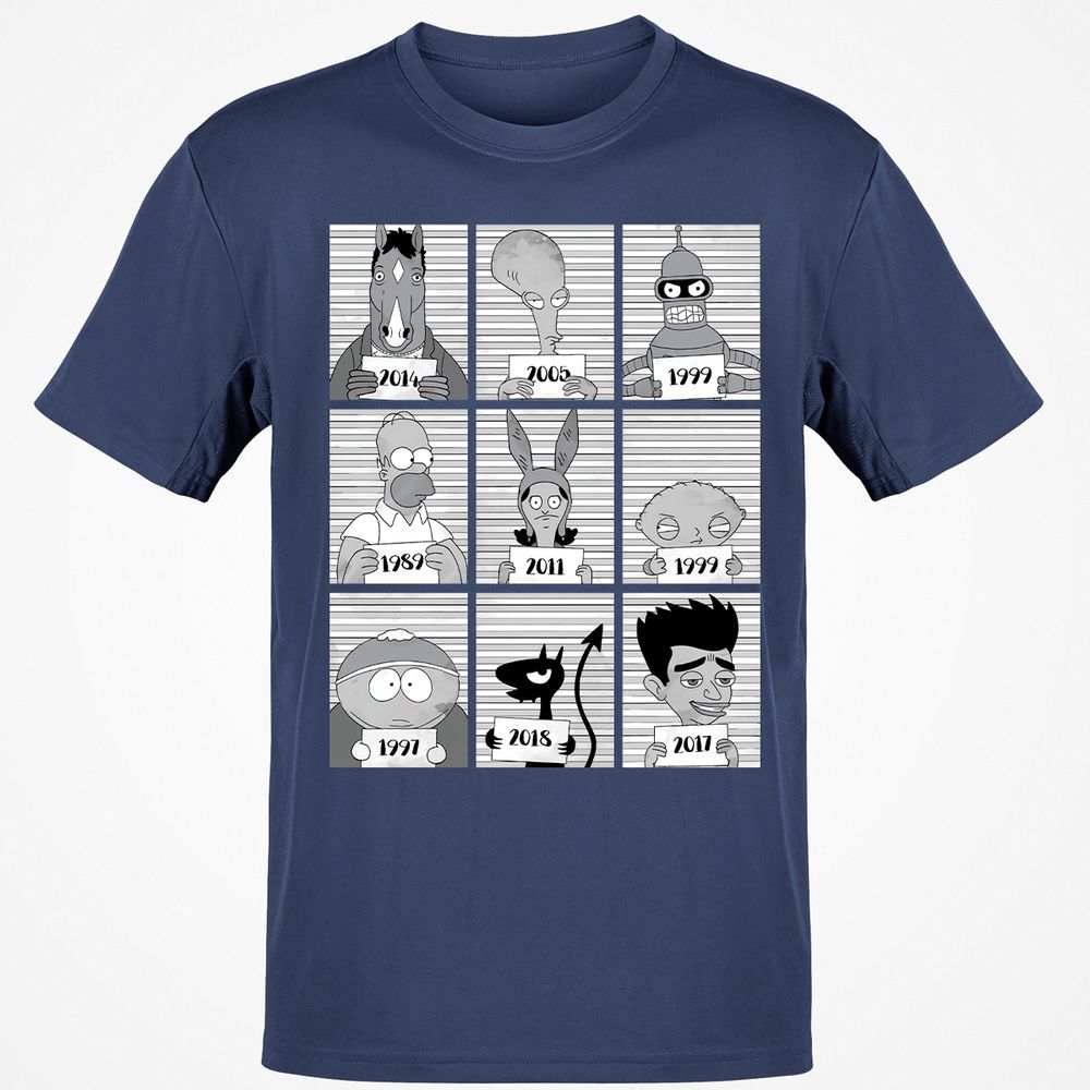 Classic Unisex T-Shirt - YS54VVJY - Navy - 7