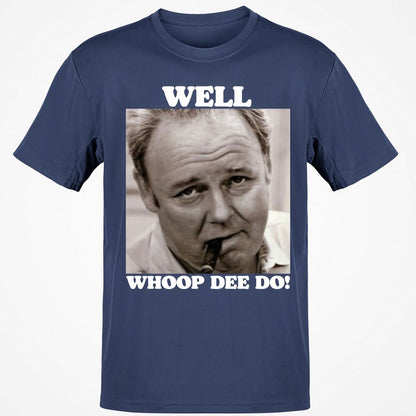 Funny 70s Tv Quote Whoop Dee Do - Navy - 7