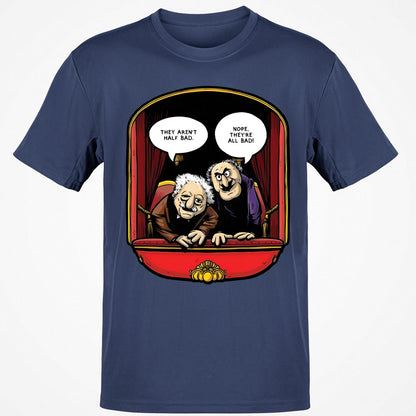 Statler and Waldorf (All Bad) - Navy - 7