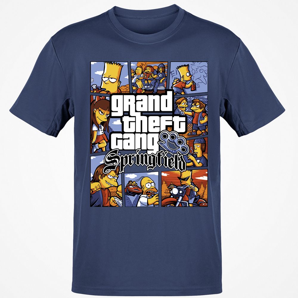 Classic Unisex T-Shirt - K7RQZ4BU - Navy - 7