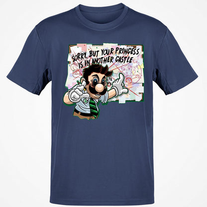 Classic Unisex T-Shirt - R7ZFWPYQ - Navy - 7