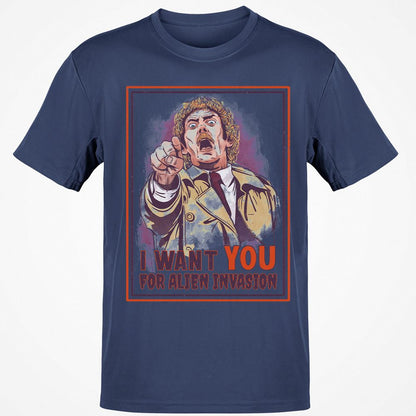 Classic Unisex T-Shirt - S3L1V1AE - Navy - 7