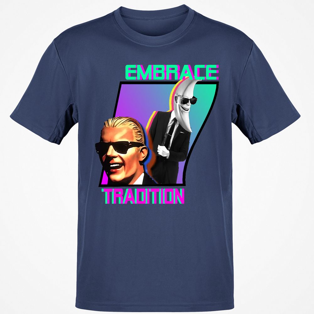 Classic Unisex T-Shirt - MTHSYRHG - Navy - 7