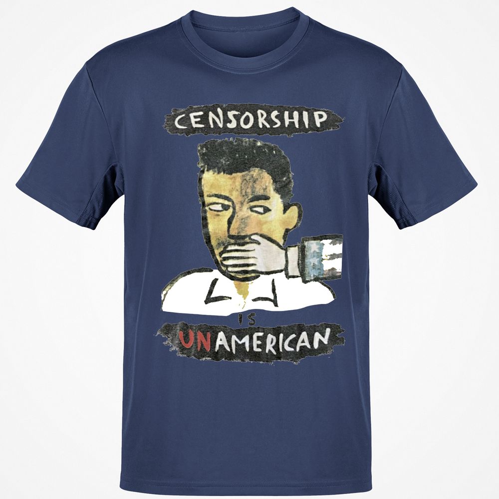 Censorship is Unamerican - Navy - 7