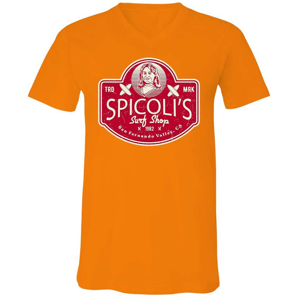 Unisex V-Neck T-Shirt - 4MSCTSRV - Orange - 7
