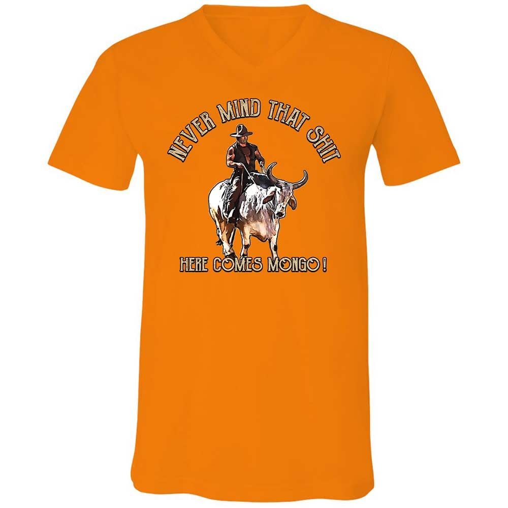 Unisex V-Neck T-Shirt - 2S7NAQ6A - Orange - 7