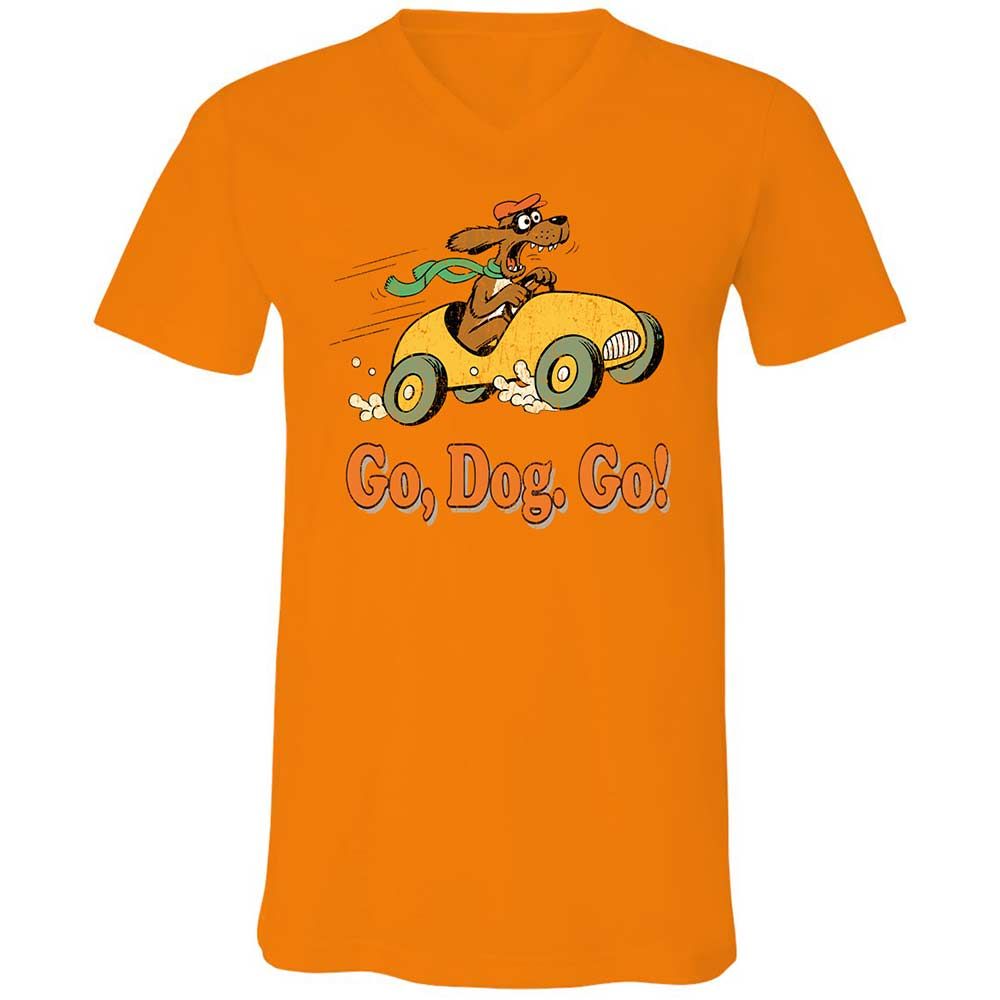 Unisex V-Neck T-Shirt - SU8RS743 - Orange - 7