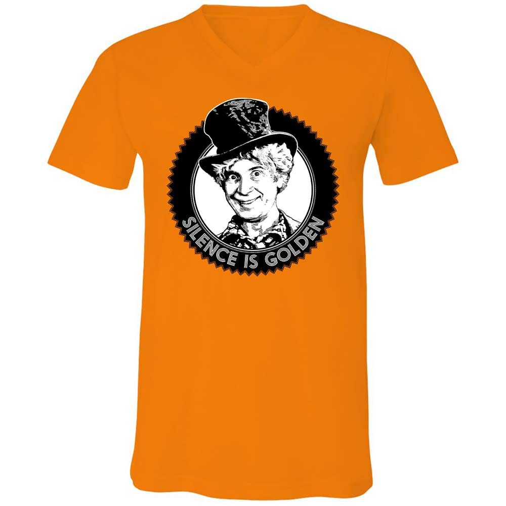 Unisex V-Neck T-Shirt - MZAHK3RB - Orange - 7