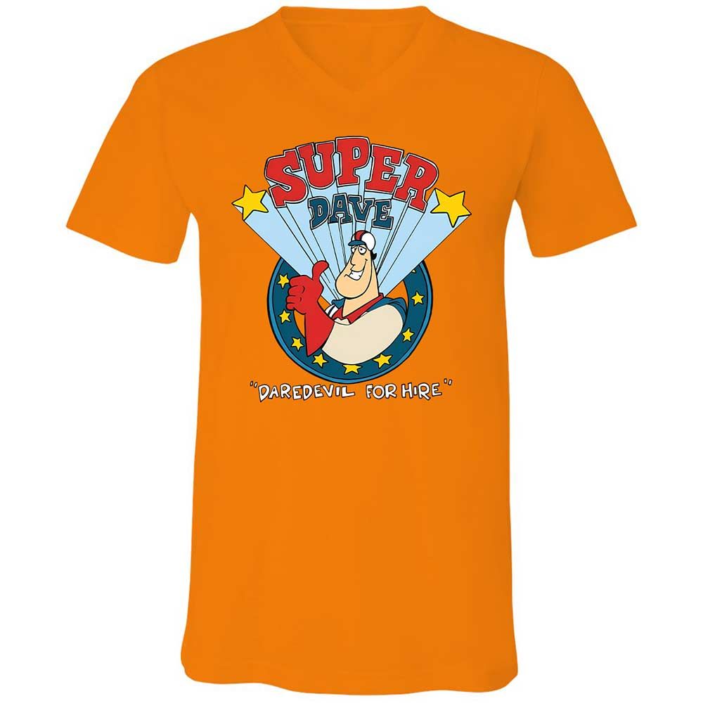 Unisex V-Neck T-Shirt - FYNT338N - Orange - 7