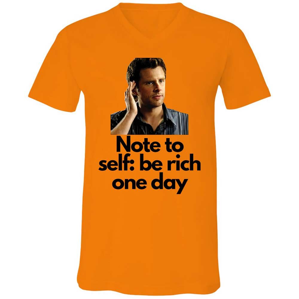 Unisex V-Neck T-Shirt - 772AERBD - Orange - 7