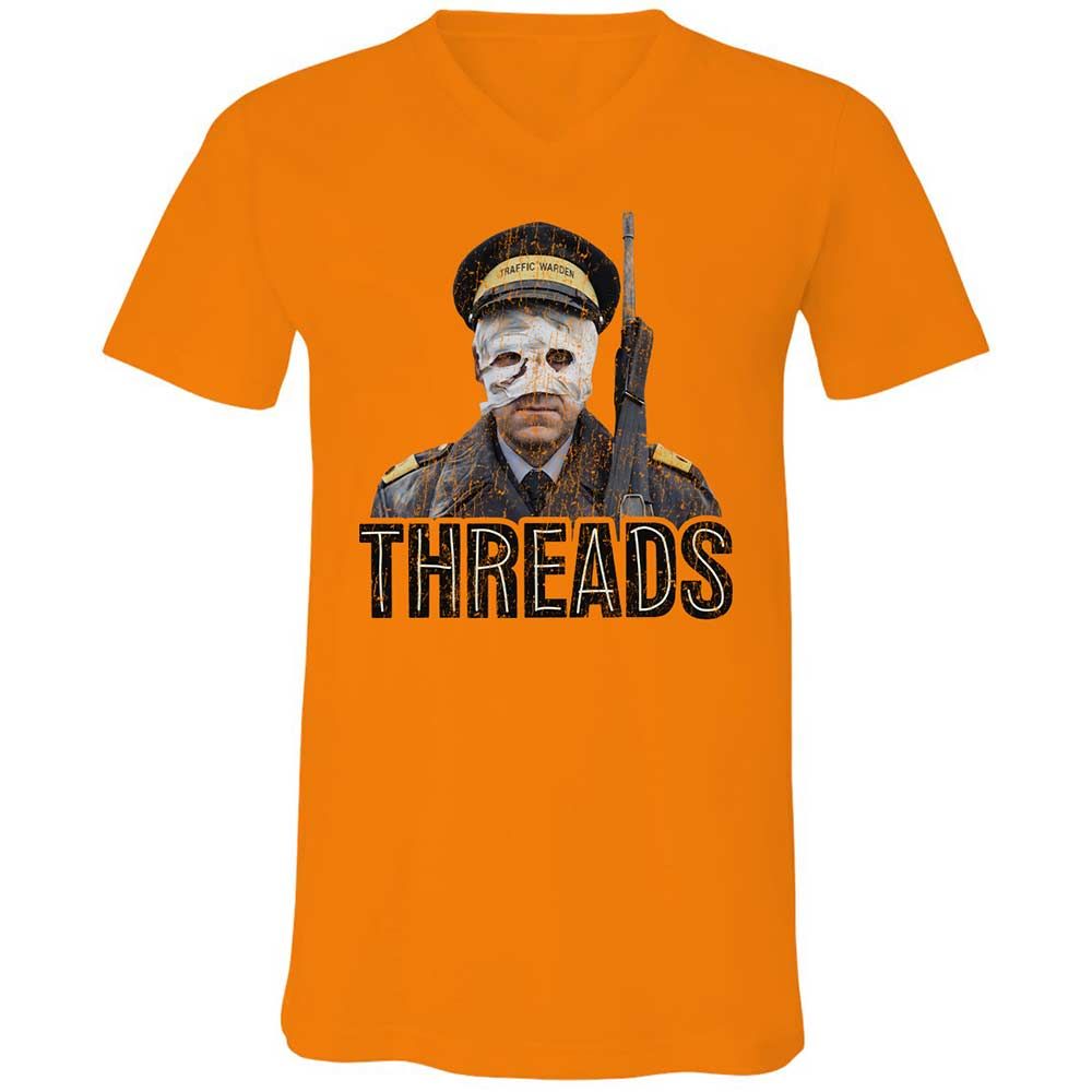 Unisex V-Neck T-Shirt - BMDM164U - Orange - 7