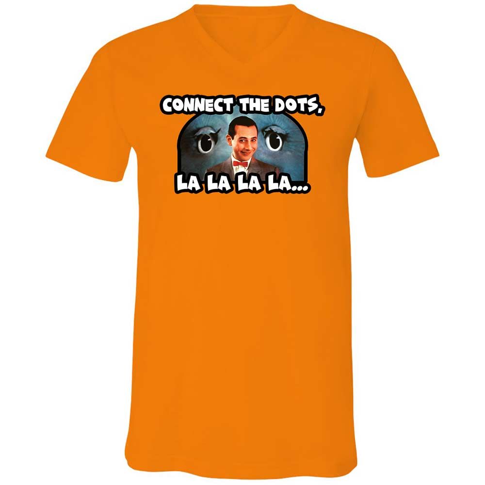 Unisex V-Neck T-Shirt - KN9M8C8S - Orange - 7