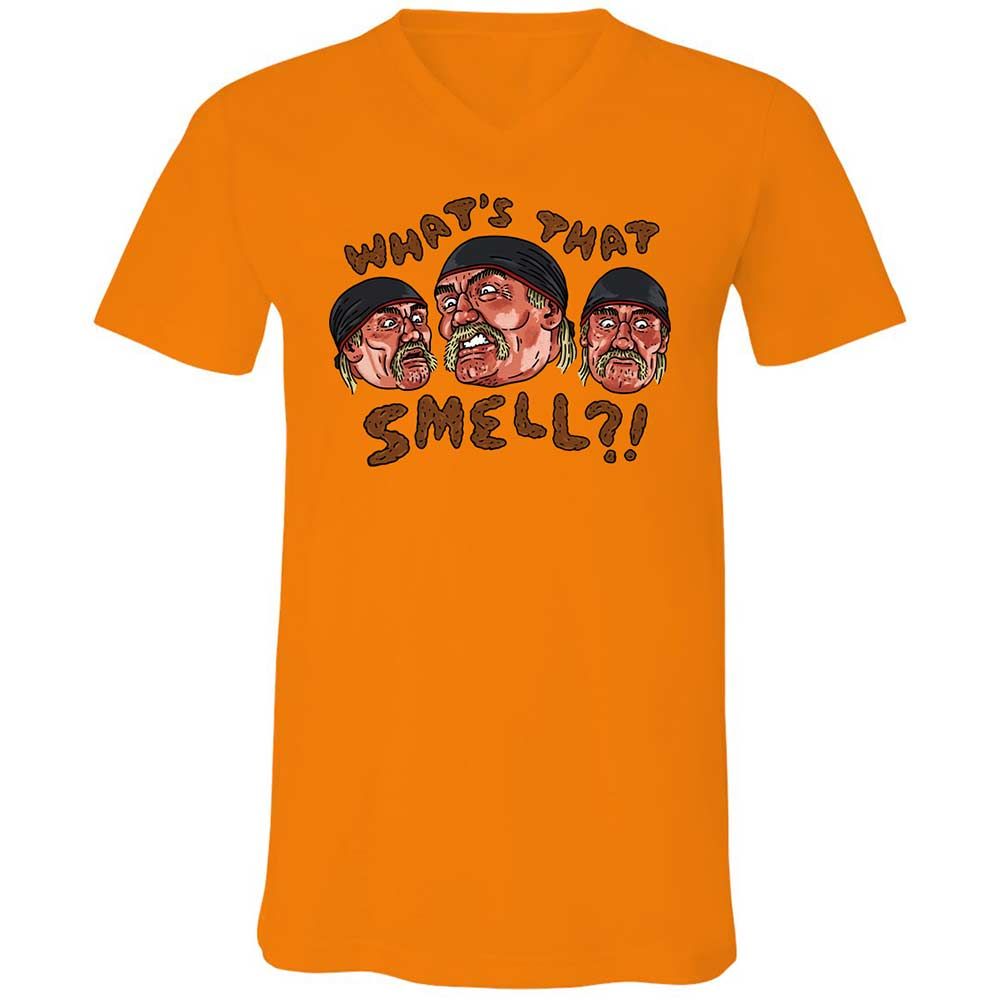 Unisex V-Neck T-Shirt - 49MRUC6C - Orange - 7