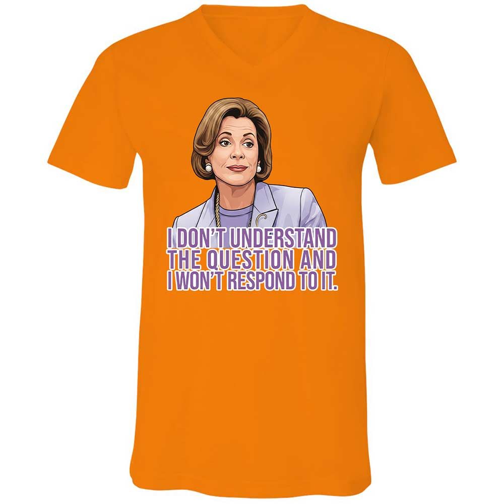 Unisex V-Neck T-Shirt - 23YBNVVS - Orange - 7