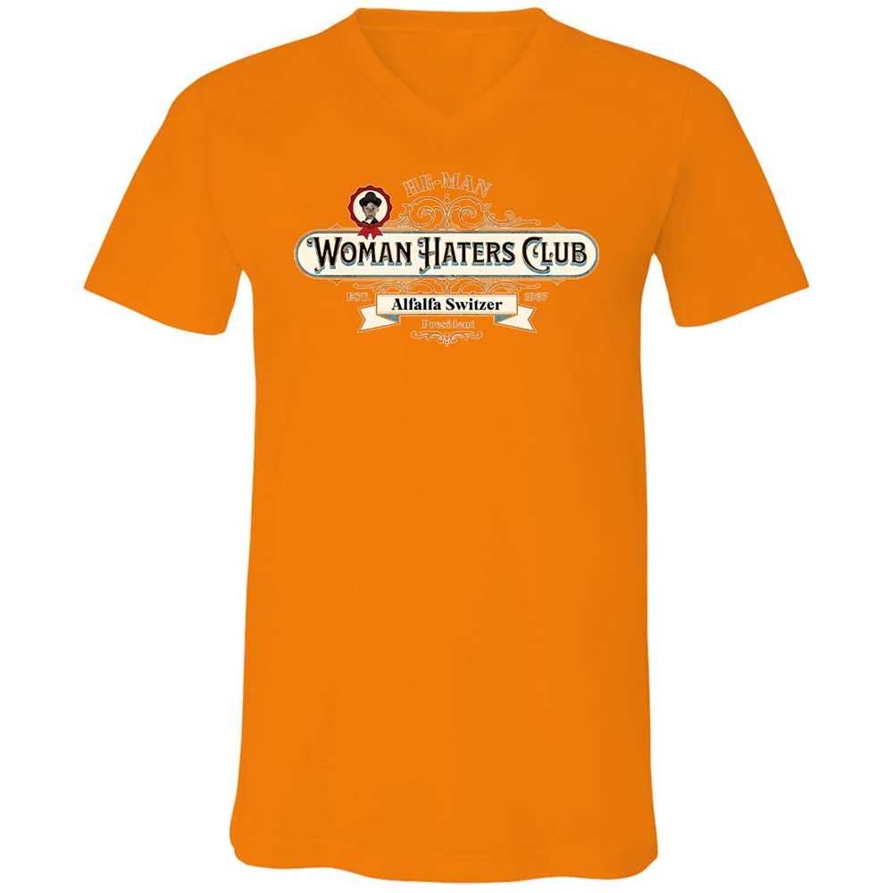 Unisex V-Neck T-Shirt - ZRWKEH1F - Orange - 7