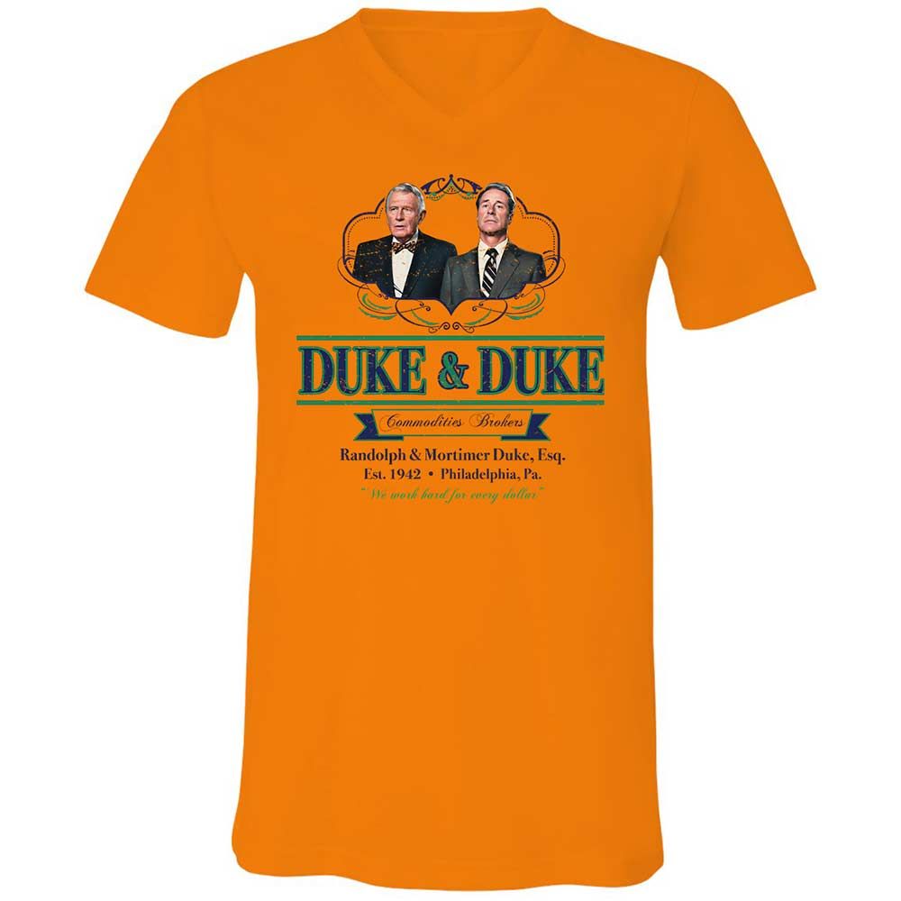 Unisex V-Neck T-Shirt - L7579SH3 - Orange - 7