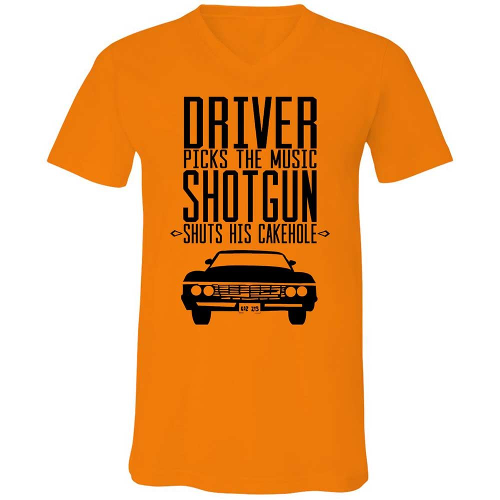 Unisex V-Neck T-Shirt - 83Y1225L - Orange - 7