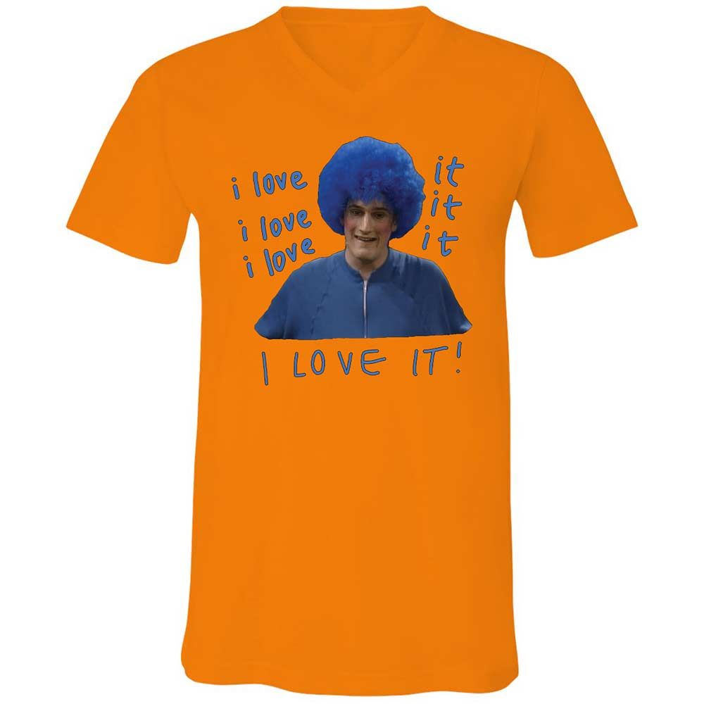 Unisex V-Neck T-Shirt - 136ESRPW - Orange - 7
