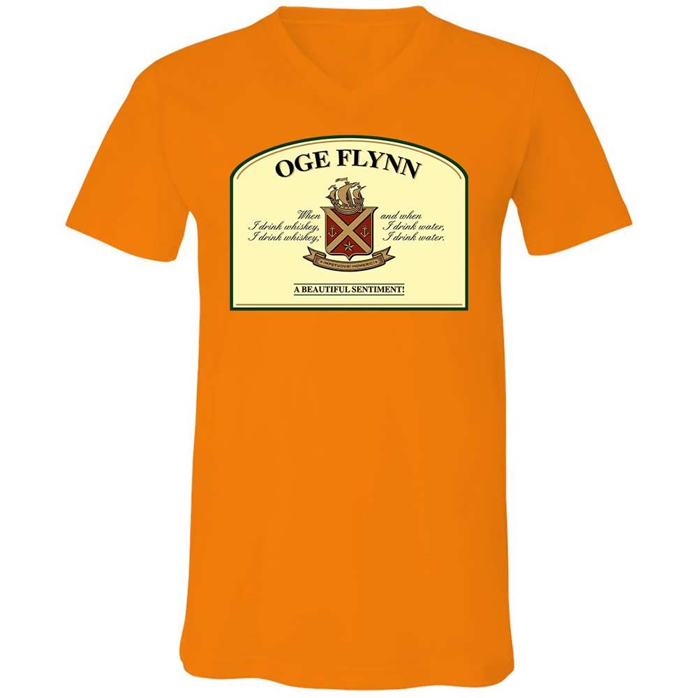 When I drink whiskey, when I drink water - Orange - 7