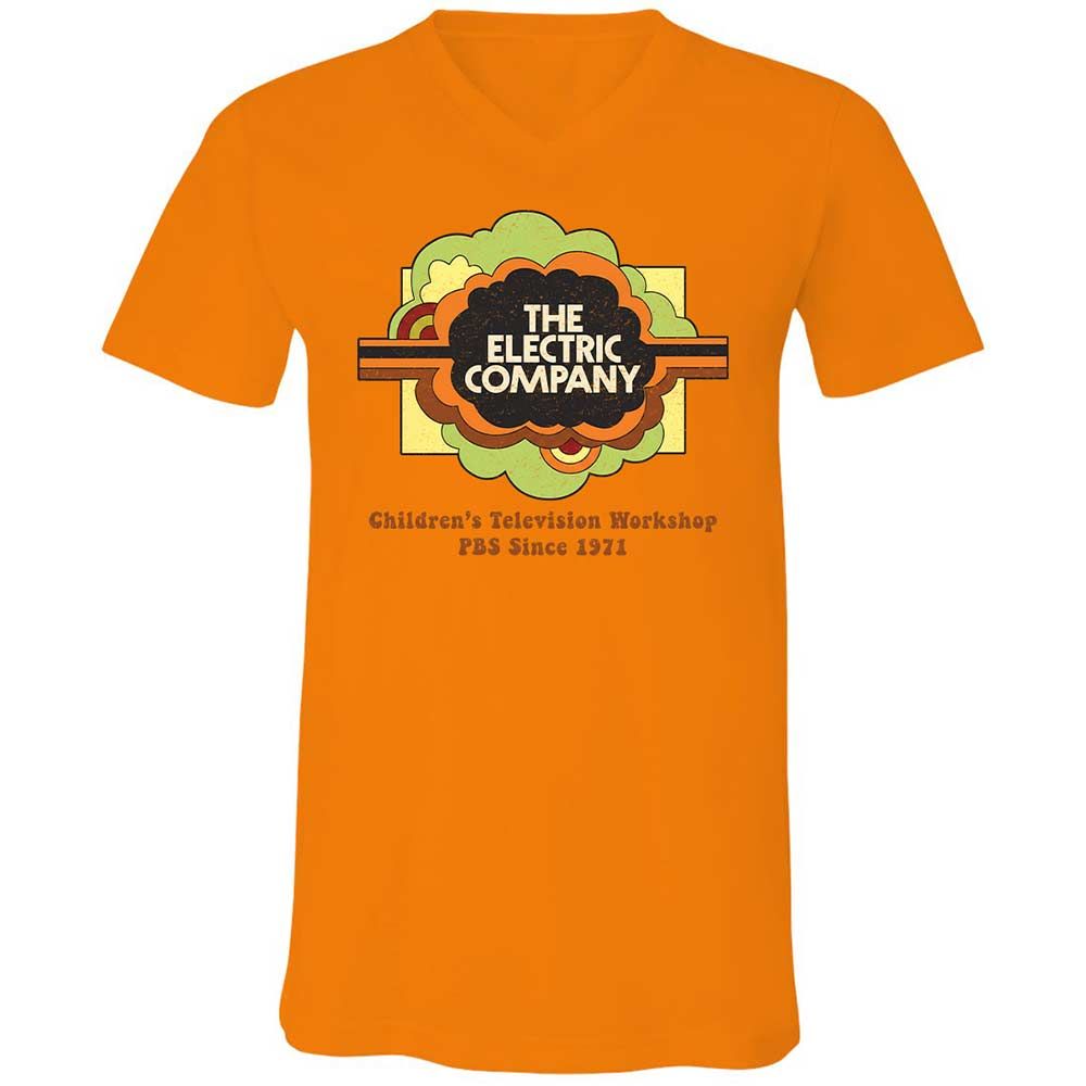 Unisex V-Neck T-Shirt - 2L6XRZMC - Orange - 7