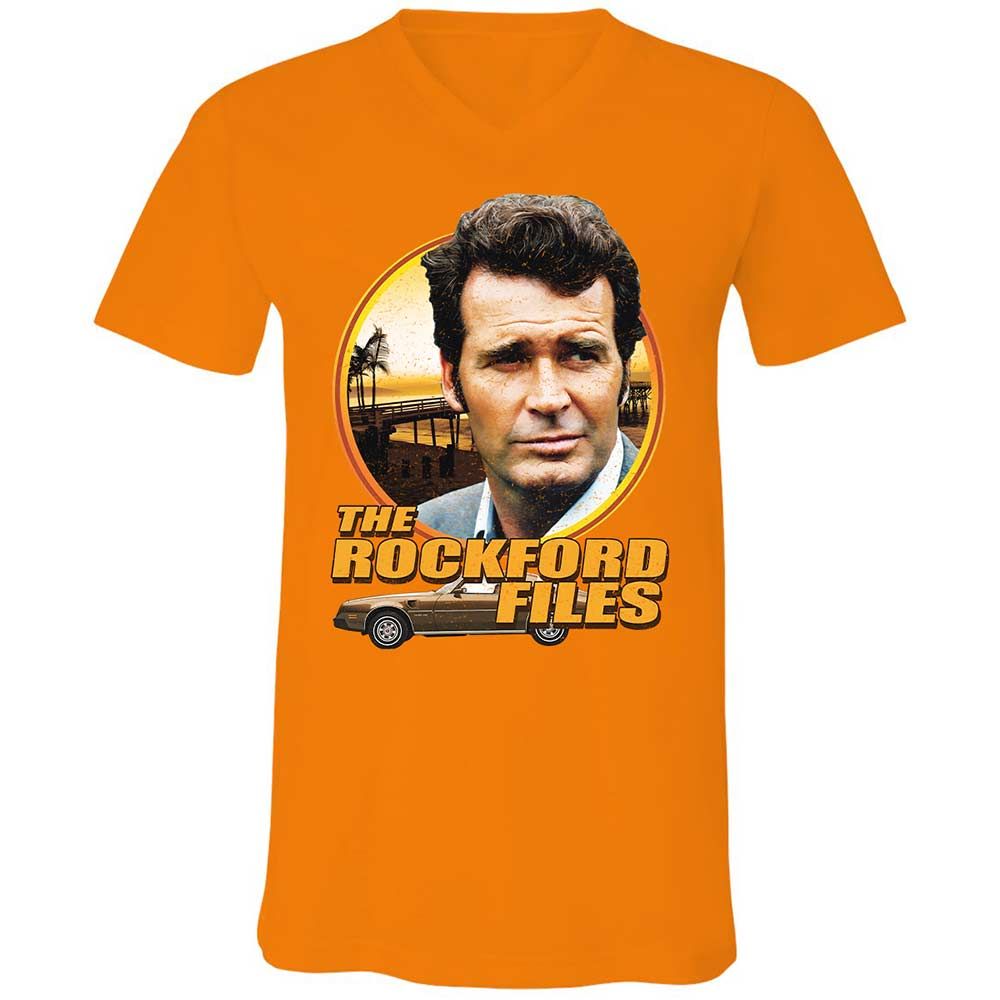 Unisex V-Neck T-Shirt - VSWCHB7U - Orange - 7