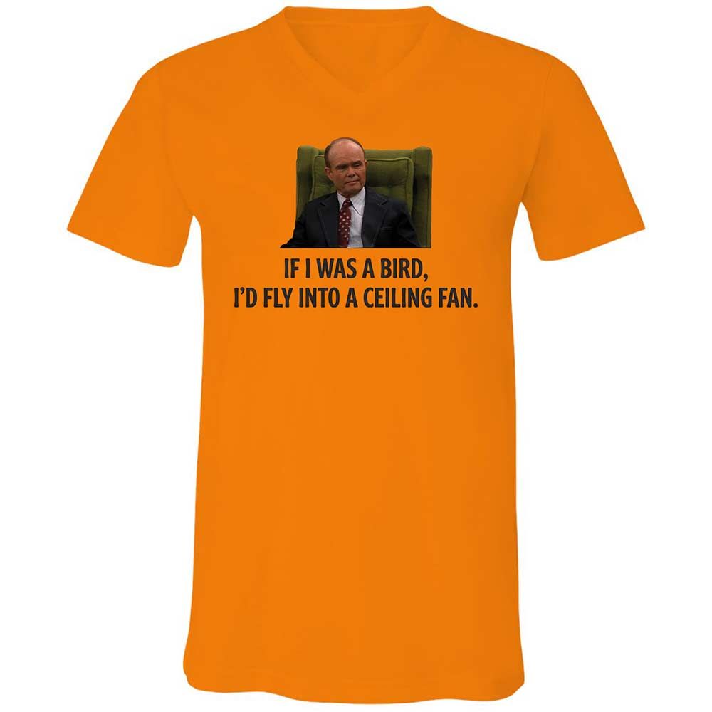 Unisex V-Neck T-Shirt - GWV24G7F - Orange - 7