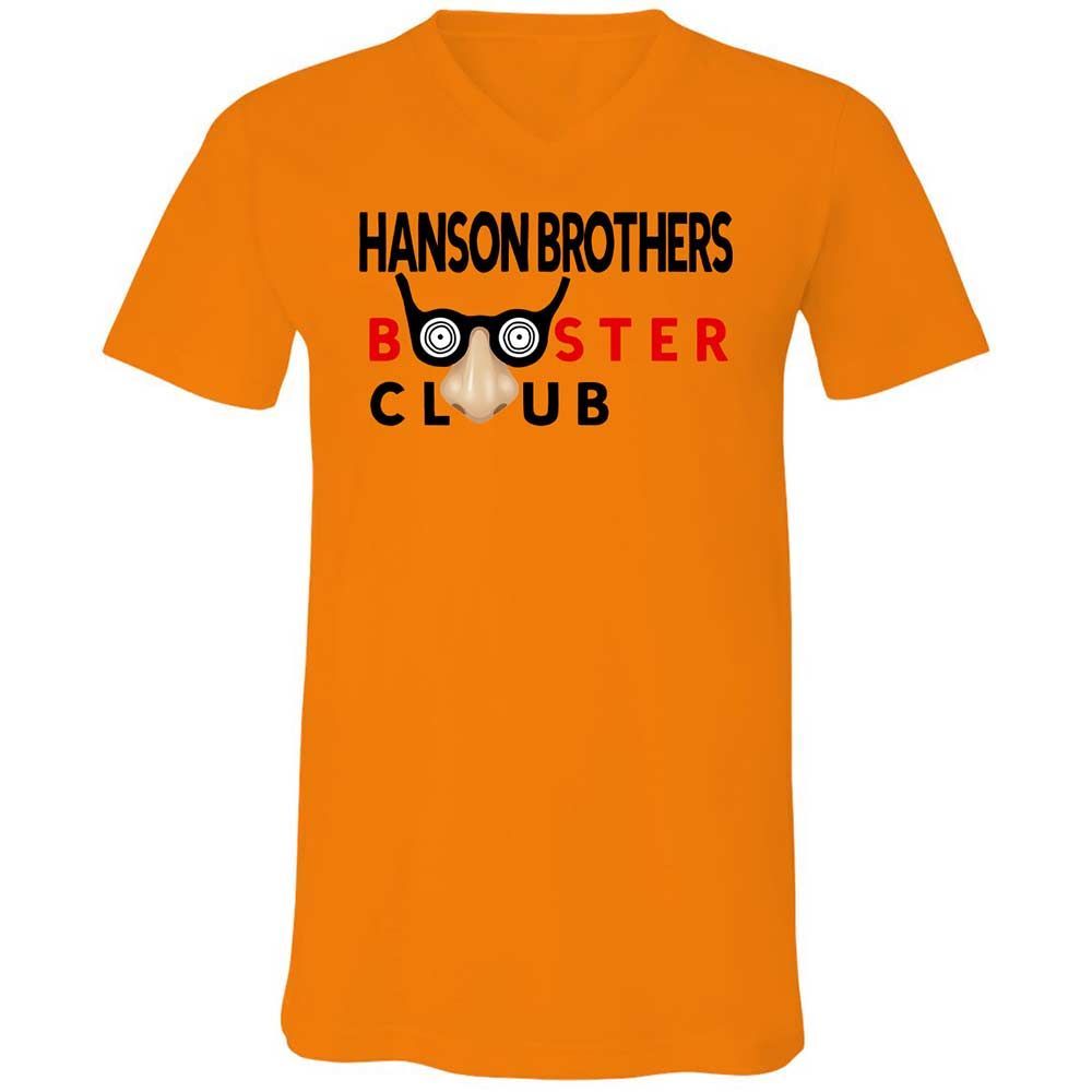 Unisex V-Neck T-Shirt - ZJ5JEJGU - Orange - 7