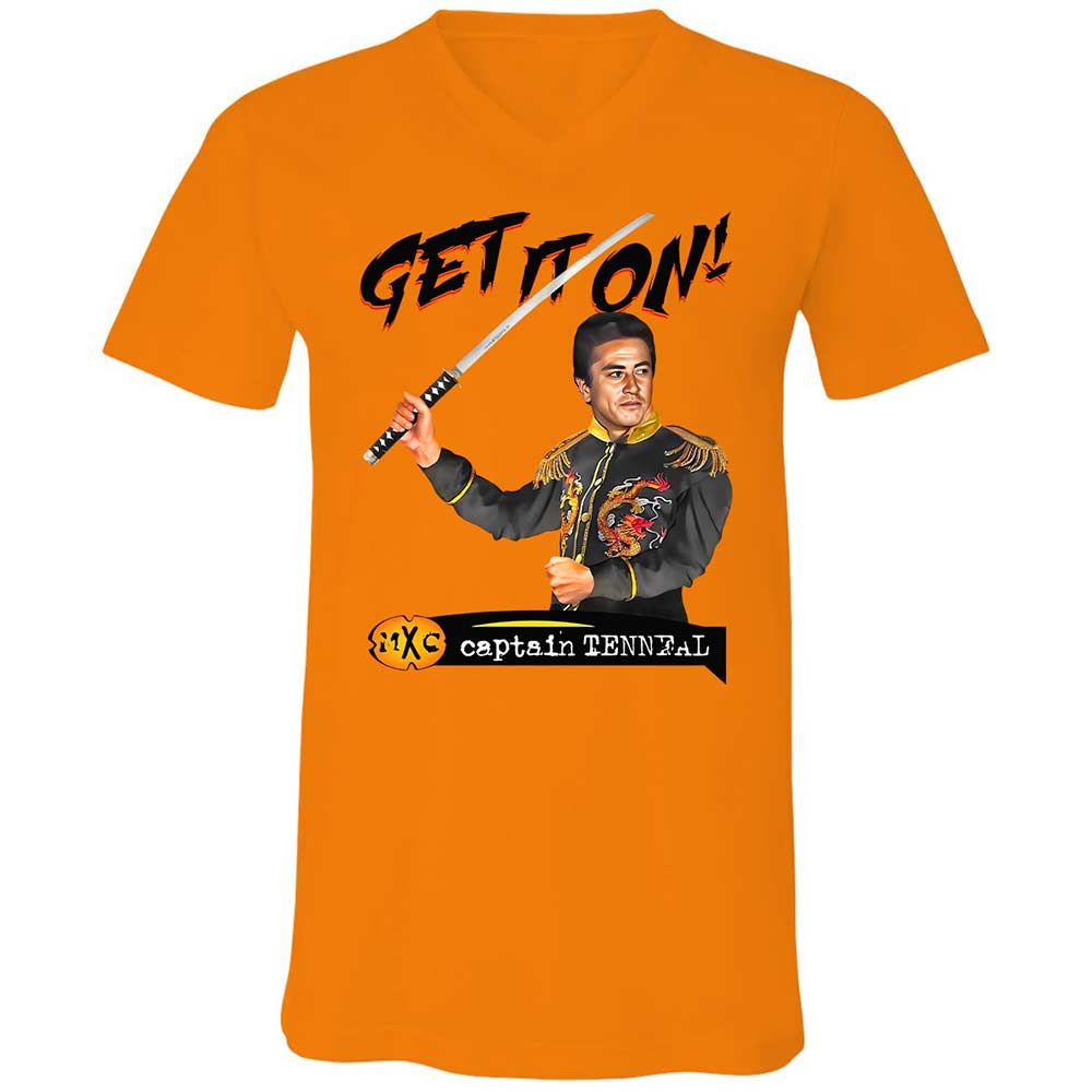Unisex V-Neck T-Shirt - R56G265T - Orange - 7