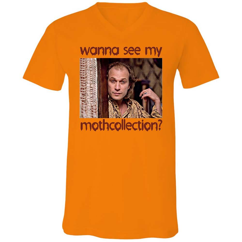 Unisex V-Neck T-Shirt - E2CE6DL4 - Orange - 7