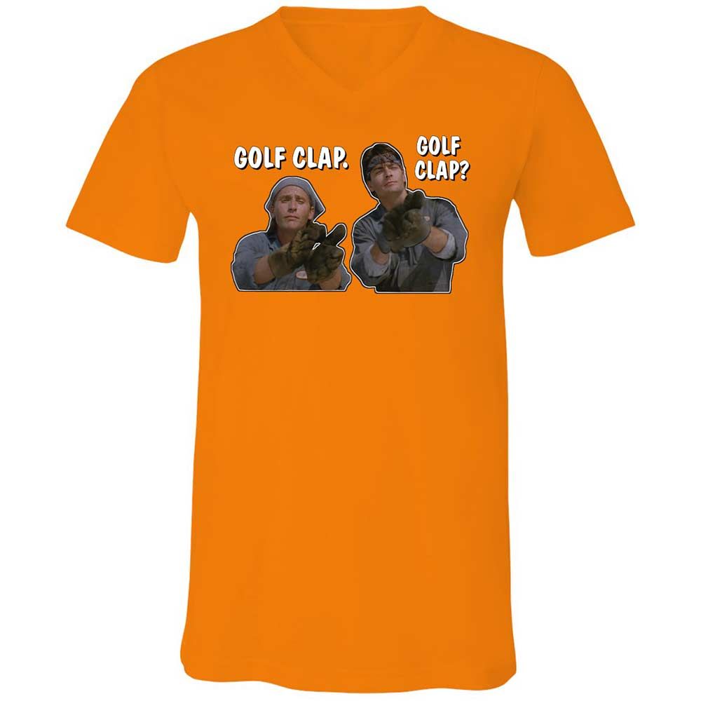 Unisex V-Neck T-Shirt - WNBZ648A - Orange - 7