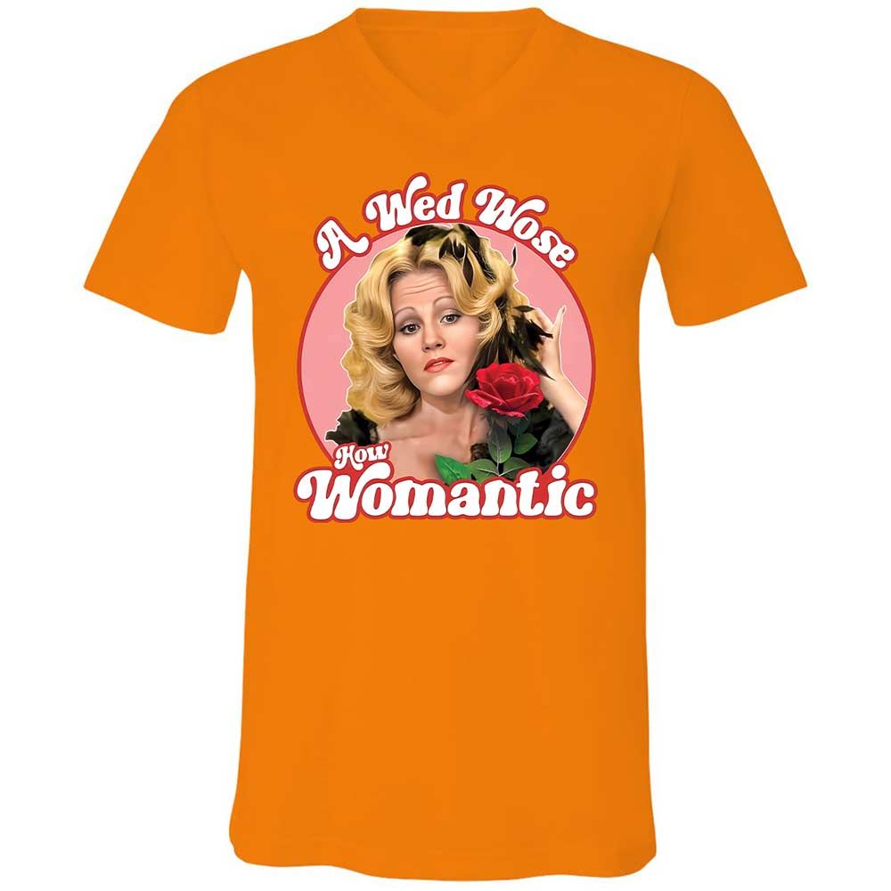 Unisex V-Neck T-Shirt - G4YD5EPZ - Orange - 7
