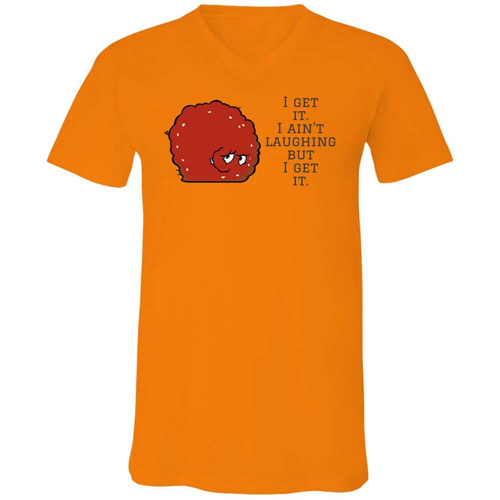 Unisex V-Neck T-Shirt - RCXN36KD - Orange - 7