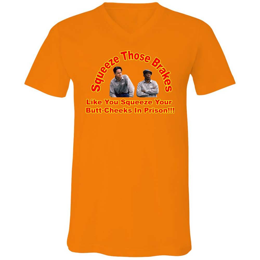 Unisex V-Neck T-Shirt - VT98WLFR - Orange - 7