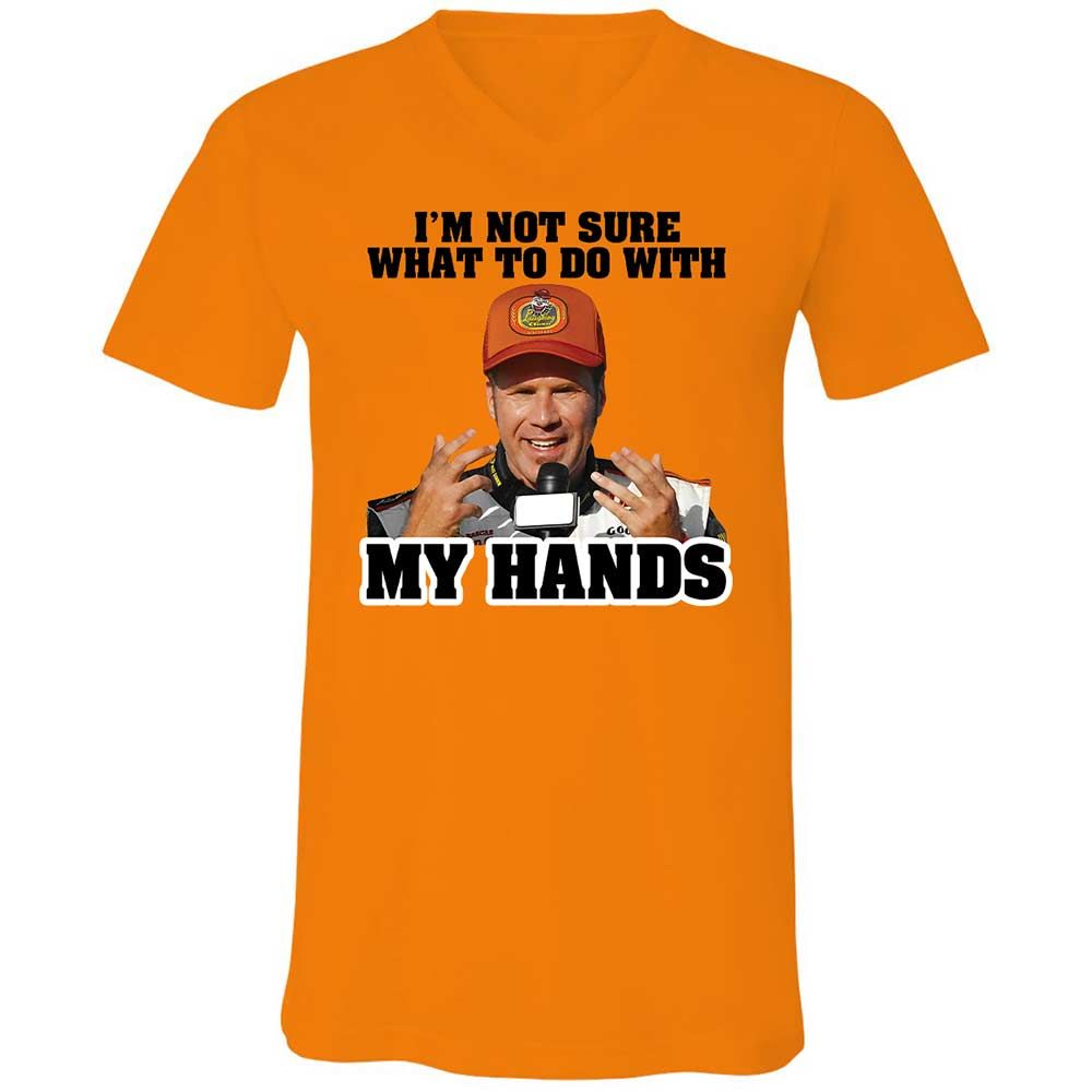 I'm Not Sure What To Do With My Hands - Orange - 7