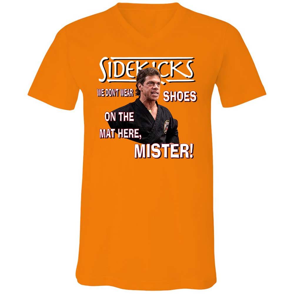 Unisex V-Neck T-Shirt - 8FS5PCCK - Orange - 7