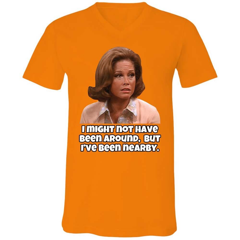 Unisex V-Neck T-Shirt - 71G7AHCK - Orange - 7