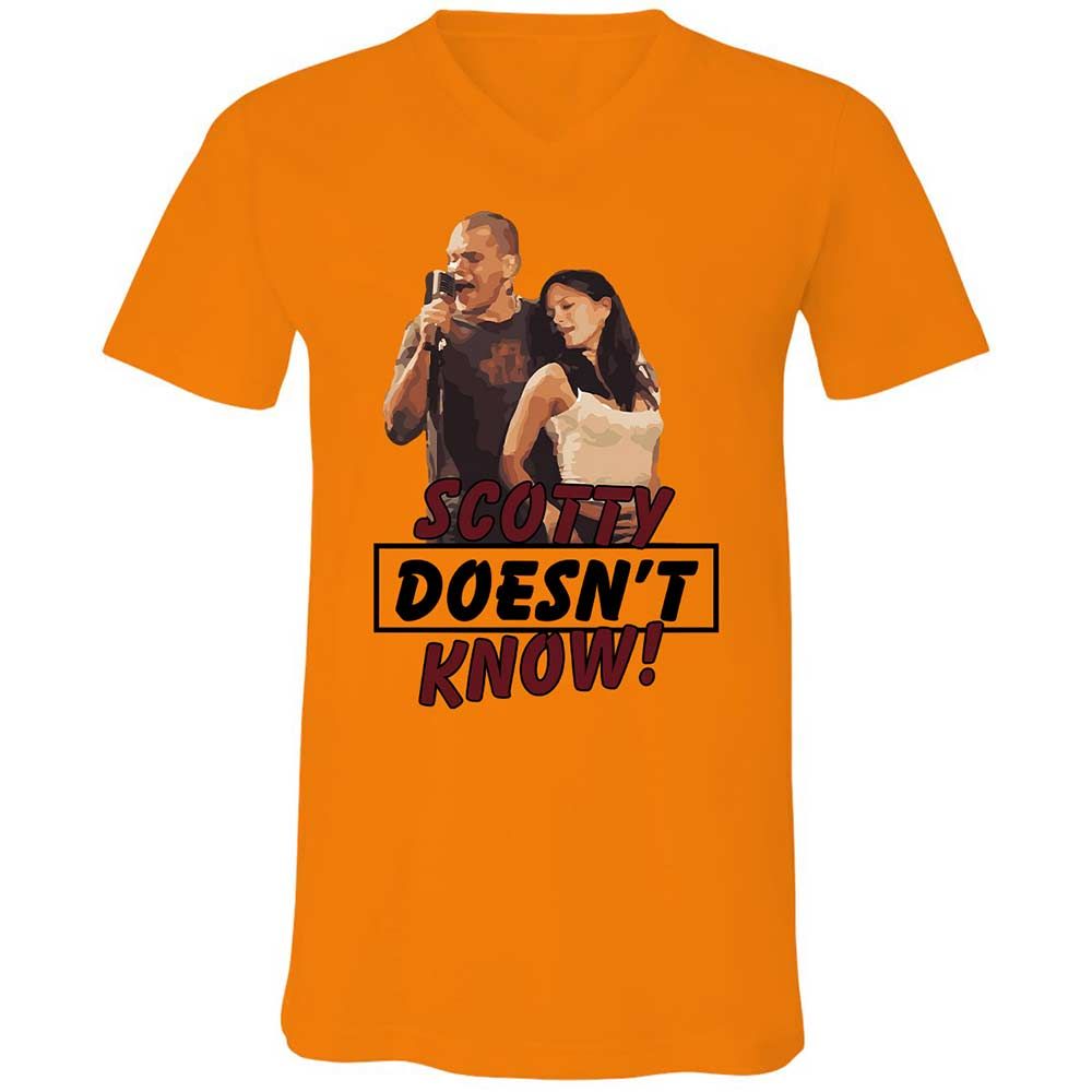 He Doesn't Know - Orange - 7