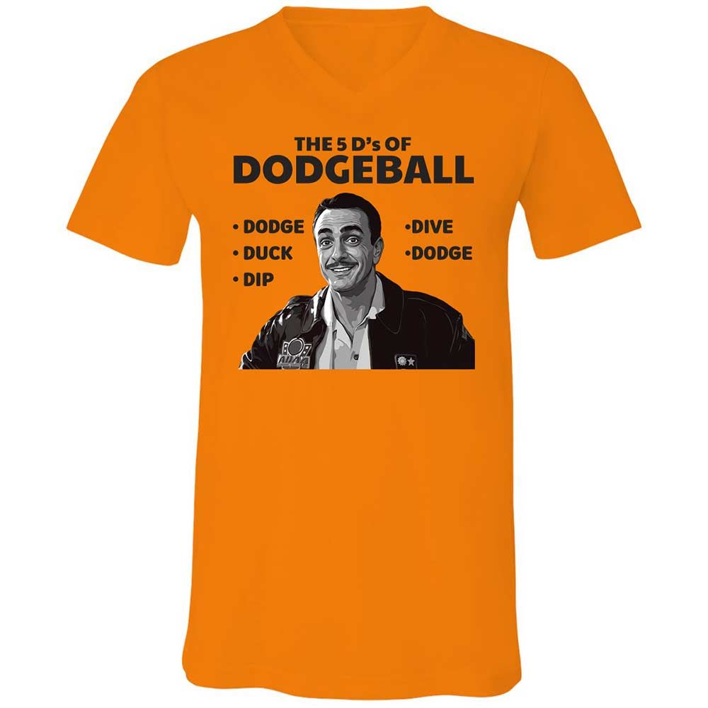 Unisex V-Neck T-Shirt - SWYPXRB3 - Orange - 7