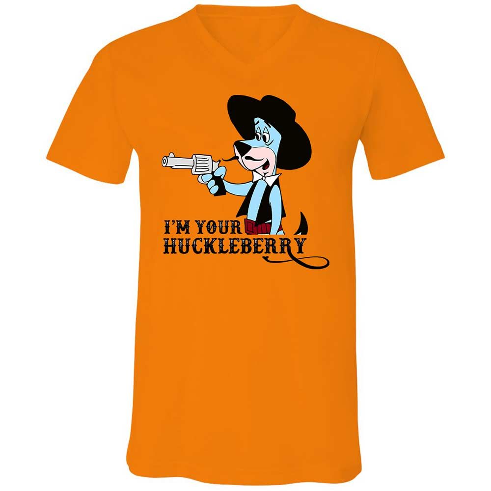 Unisex V-Neck T-Shirt - BH985VSW - Orange - 7