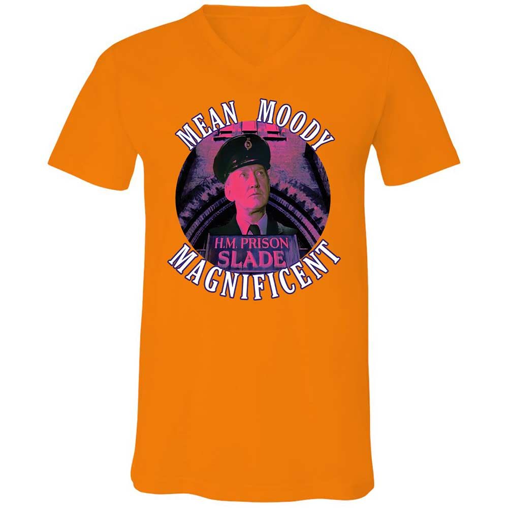 Unisex V-Neck T-Shirt - NR27ARMS - Orange - 7
