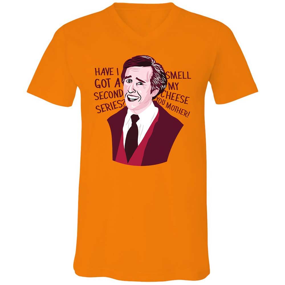 Unisex V-Neck T-Shirt - TTN1YEZG - Orange - 7