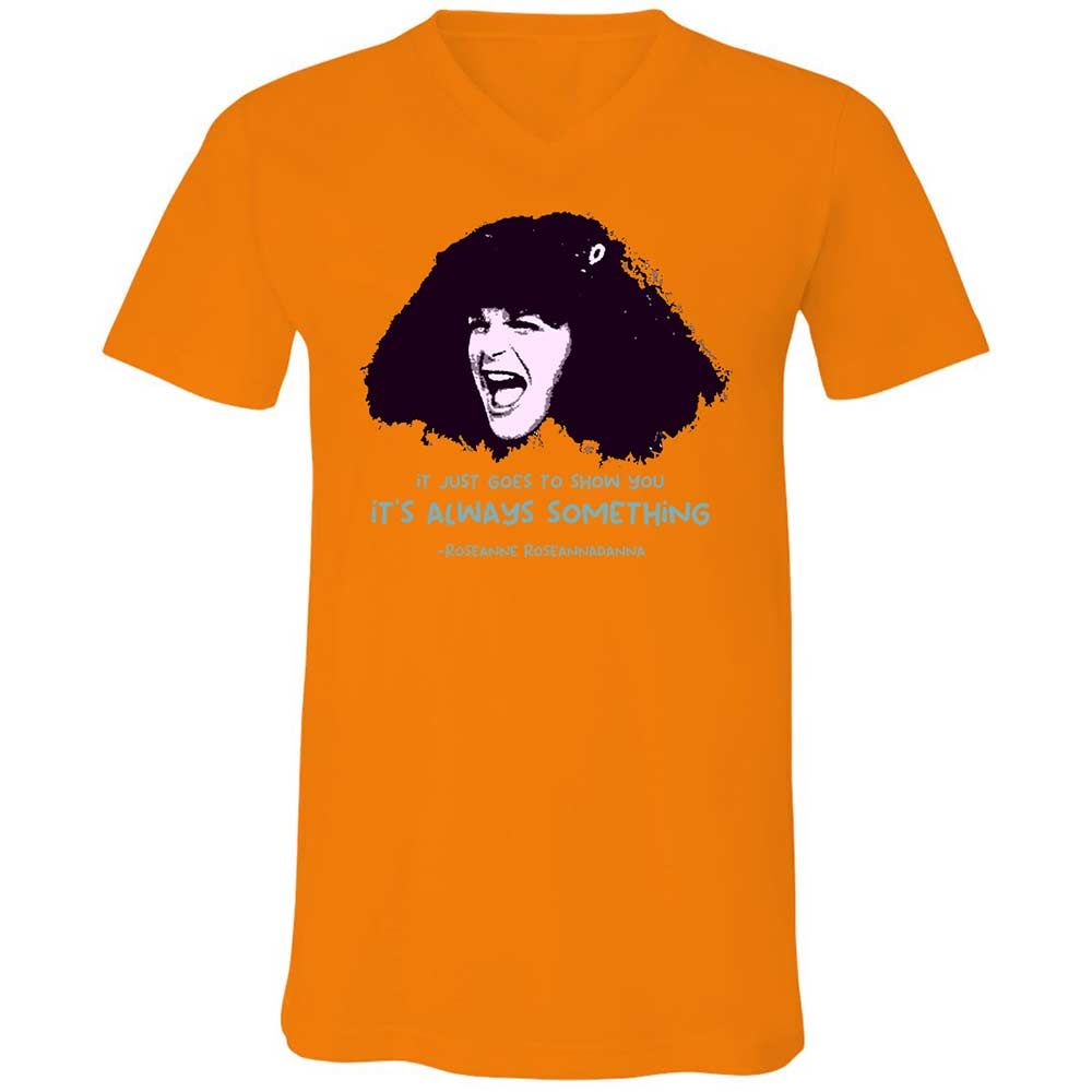 Unisex V-Neck T-Shirt - 653JM92J - Orange - 7