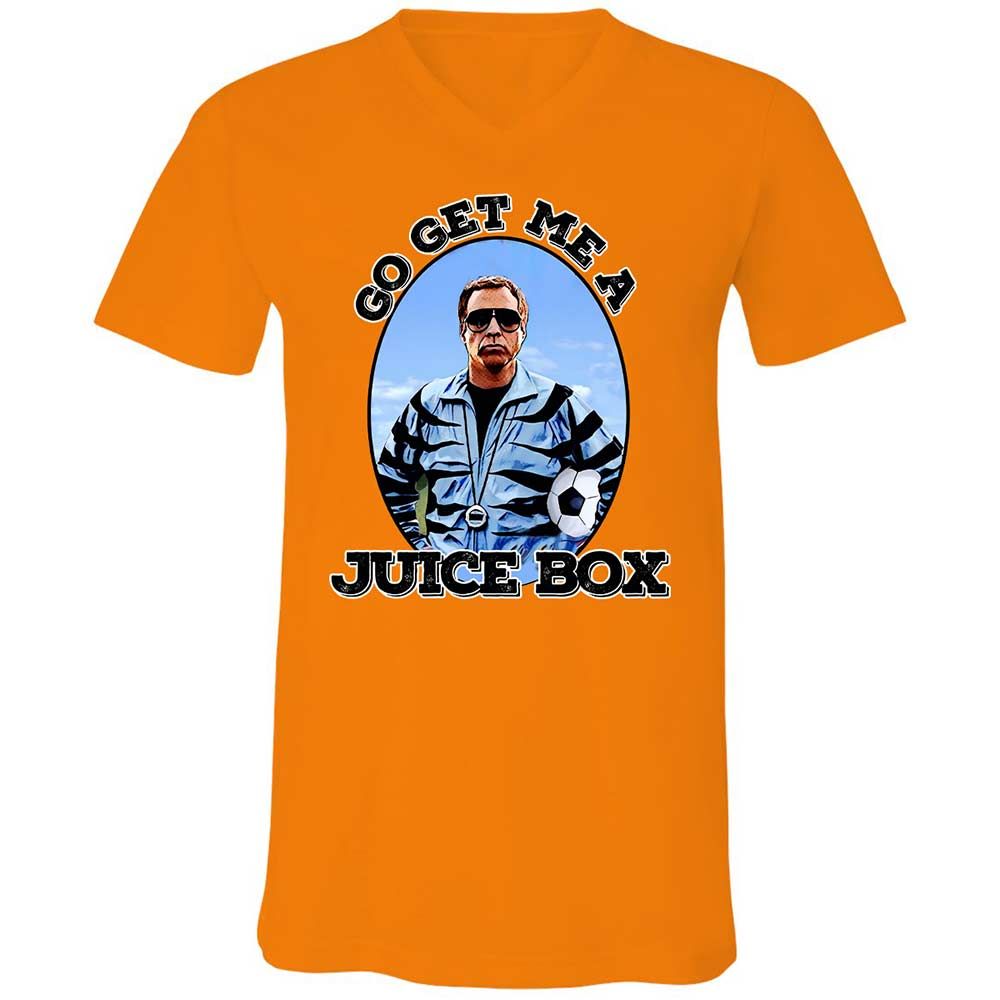 Unisex V-Neck T-Shirt - YT67LATJ - Orange - 7