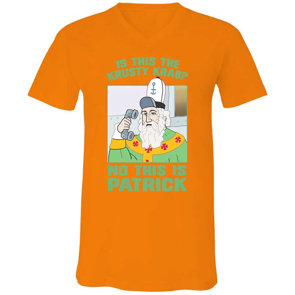 Unisex V-Neck T-Shirt - E3R2DVSP - Orange - 7