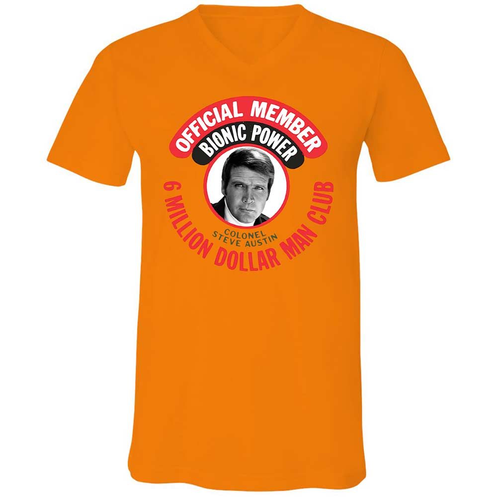 Unisex V-Neck T-Shirt - K1SRPZ6H - Orange - 7
