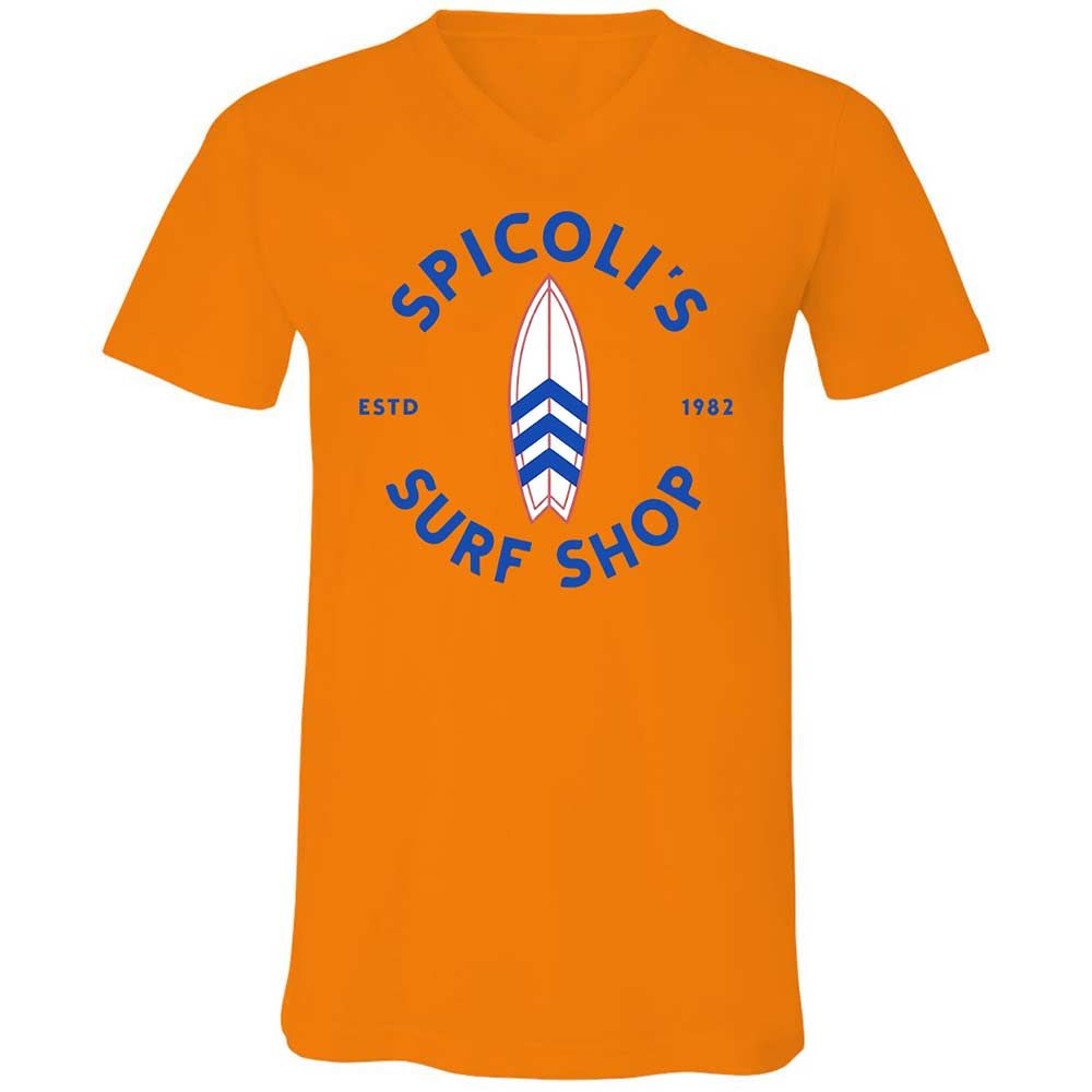 Unisex V-Neck T-Shirt - NKABBMT1 - Orange - 7