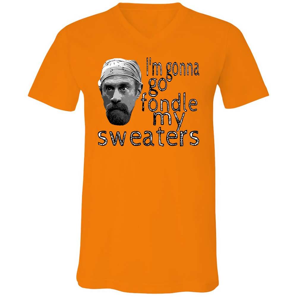 Fondle my sweaters - Orange - 7