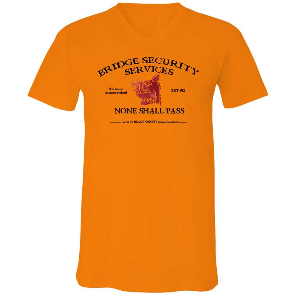 Unisex V-Neck T-Shirt - A9GK79EZ - Orange - 7
