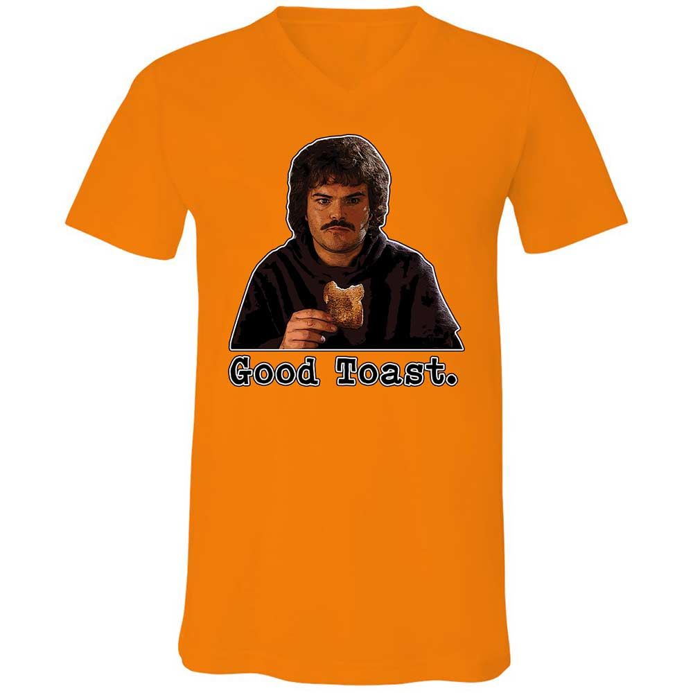 Unisex V-Neck T-Shirt - 79W56XXD - Orange - 7