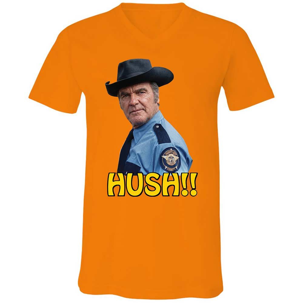 Unisex V-Neck T-Shirt - UYA93E2X - Orange - 7